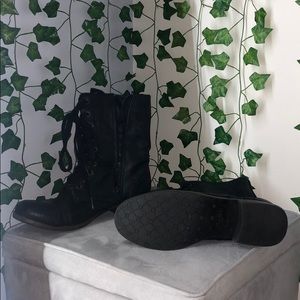 Black Combat Boots